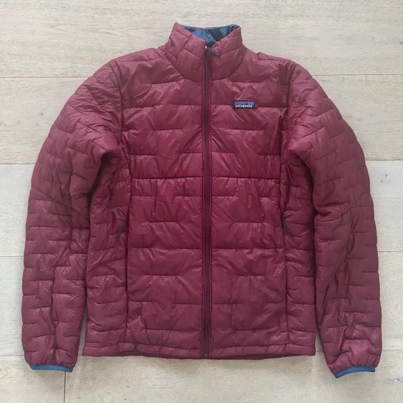 Patagonia Men's Micro Puff Hoody in Sequoia Red Size XS - Picture 3 of 8